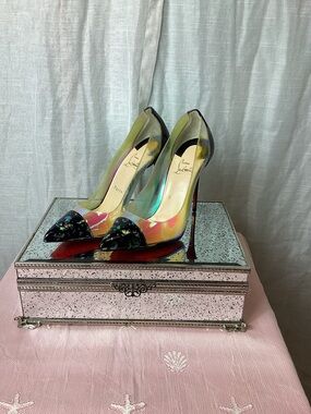 Christian Louboutin Debot 100 Disco Pumps; Size: 40